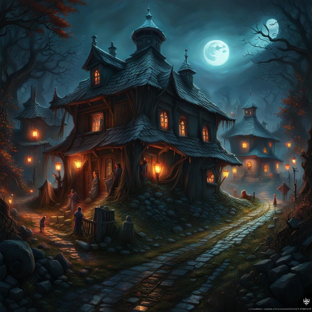 Haunted Village: Spectres and Banshees in Fantasy Art