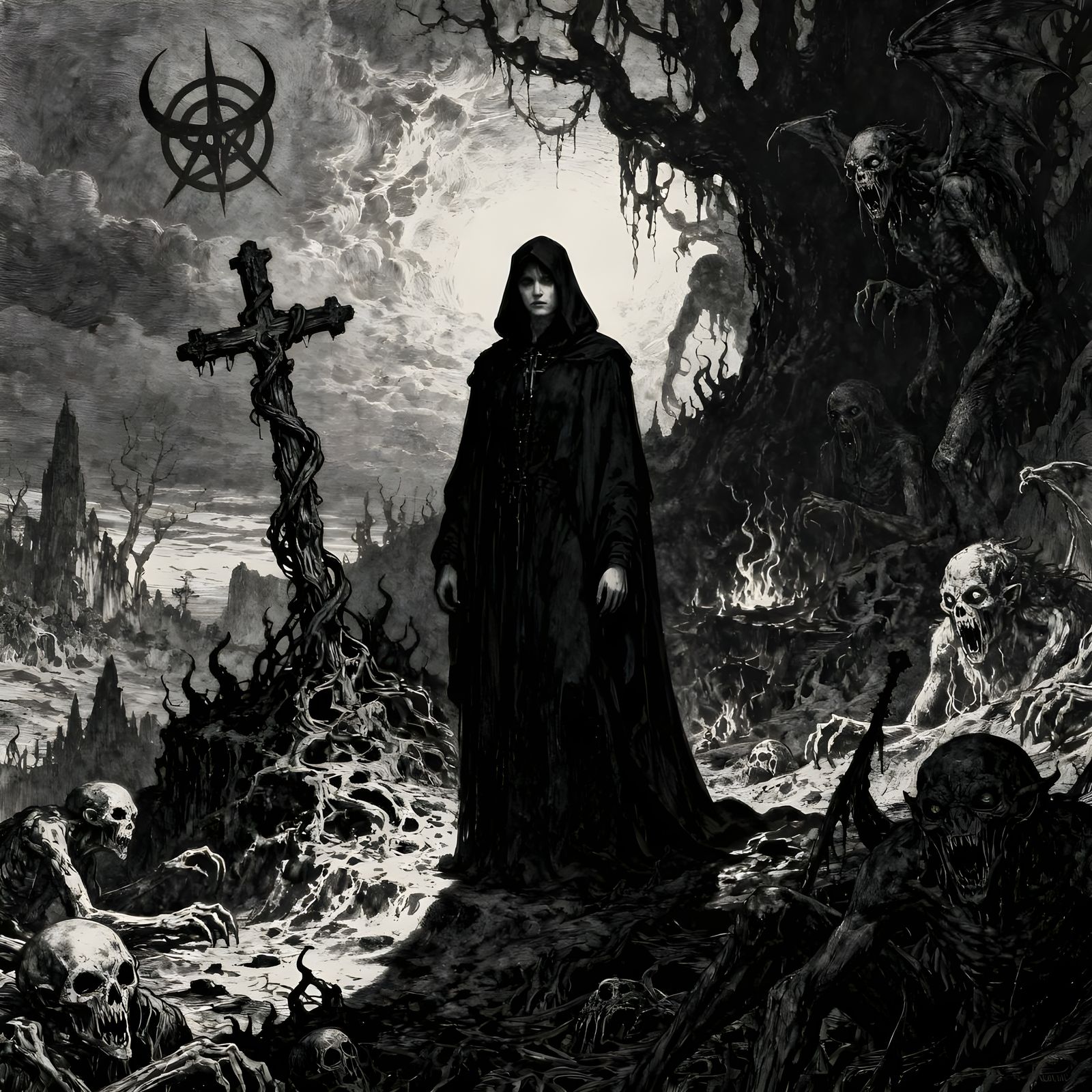 Gothic Horror Art: Demons and Hellscapes