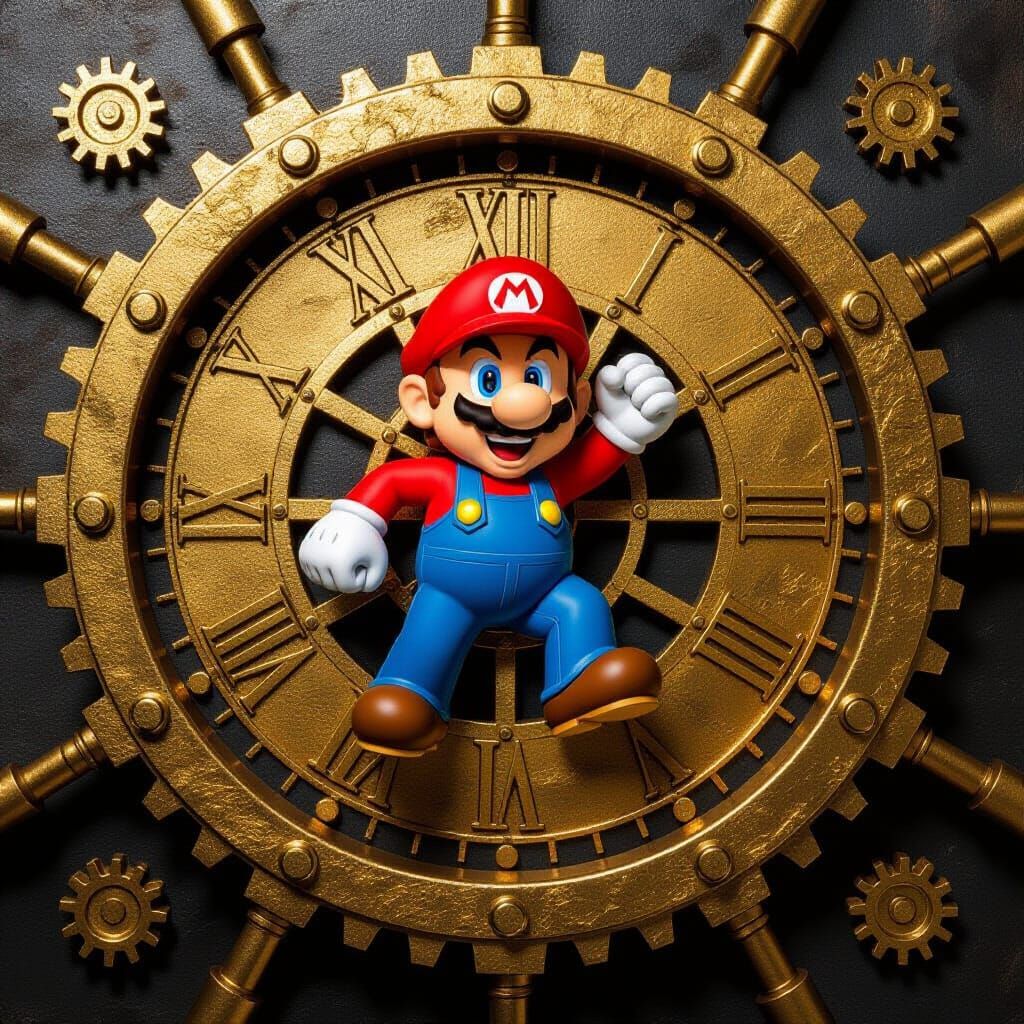 Mario's Clockwork Adventure: Steampunk-Inspired Platforming