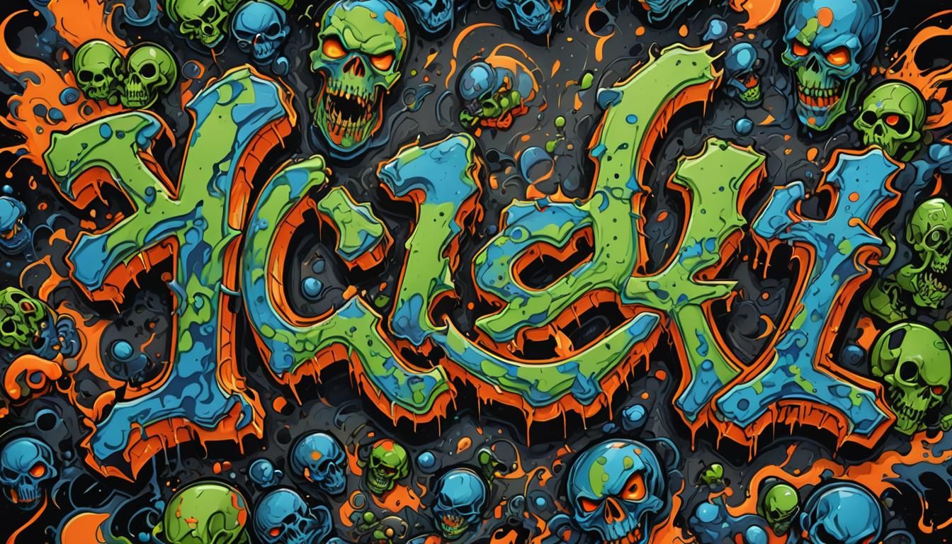 Graffiti Art: CheE eZe in Wildstyle 3D Letters