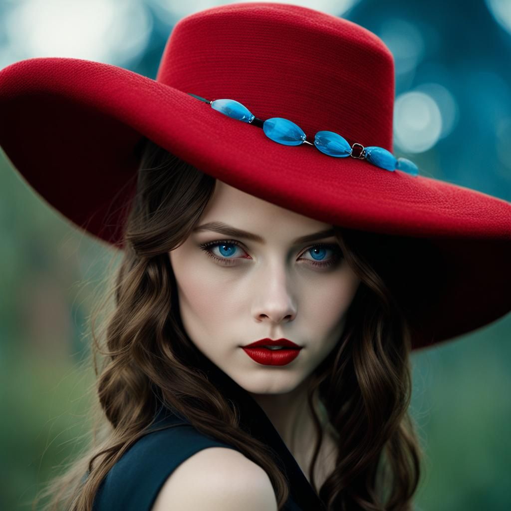 Autumn Witch in Dark Fantasy Space Opera Style