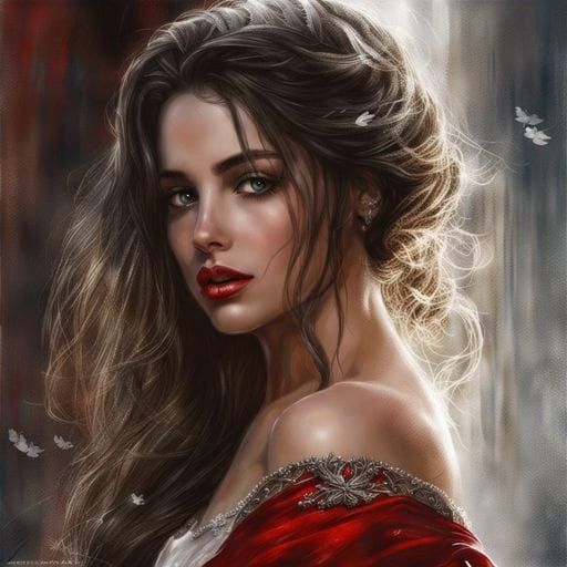 Glamorous Princess Portrait for Fantasy Magazine Cover