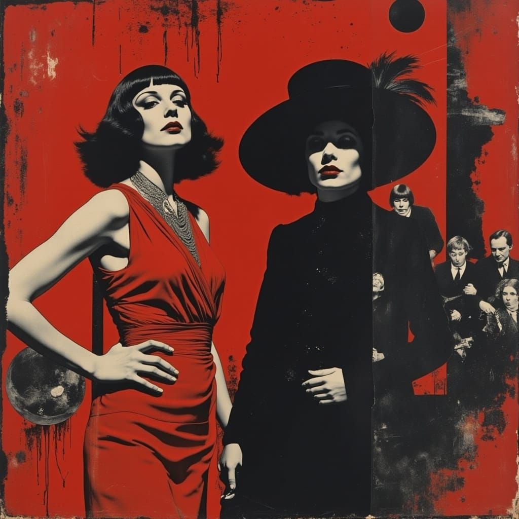 Epic Berlin Cabaret Poster in Weimar Republic Expressionism ...