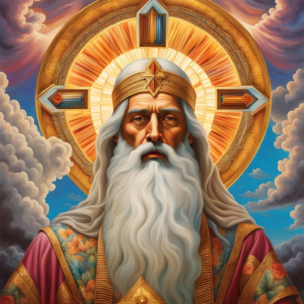 Hyperreal God the Father in Divine Radiance