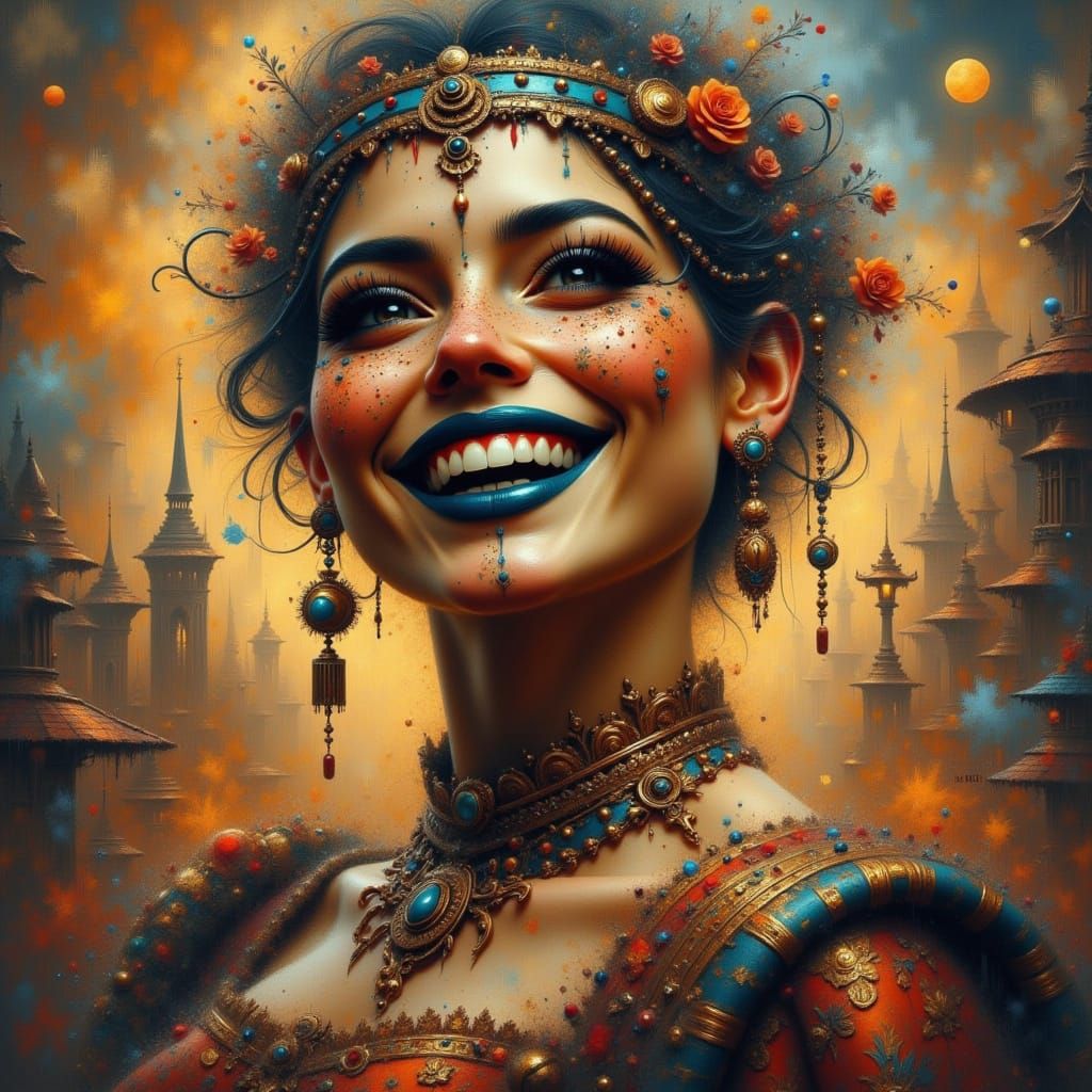 Abstract AI-Generated Image with Custom Style