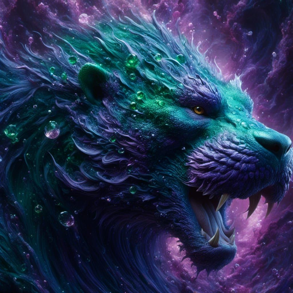 Emerald Dragon and Viking: Hyperrealistic Concept Art