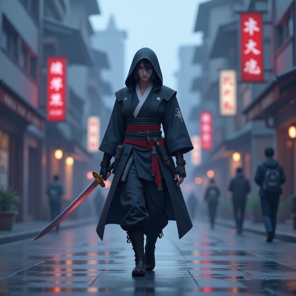 Hunted Hero's Faith Sparks Love in Anime Cityscape