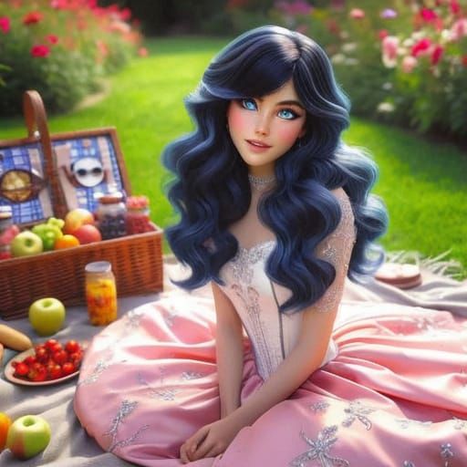 Disney's Marinette Dupain-Cheng in Elegant Springtime Picnic