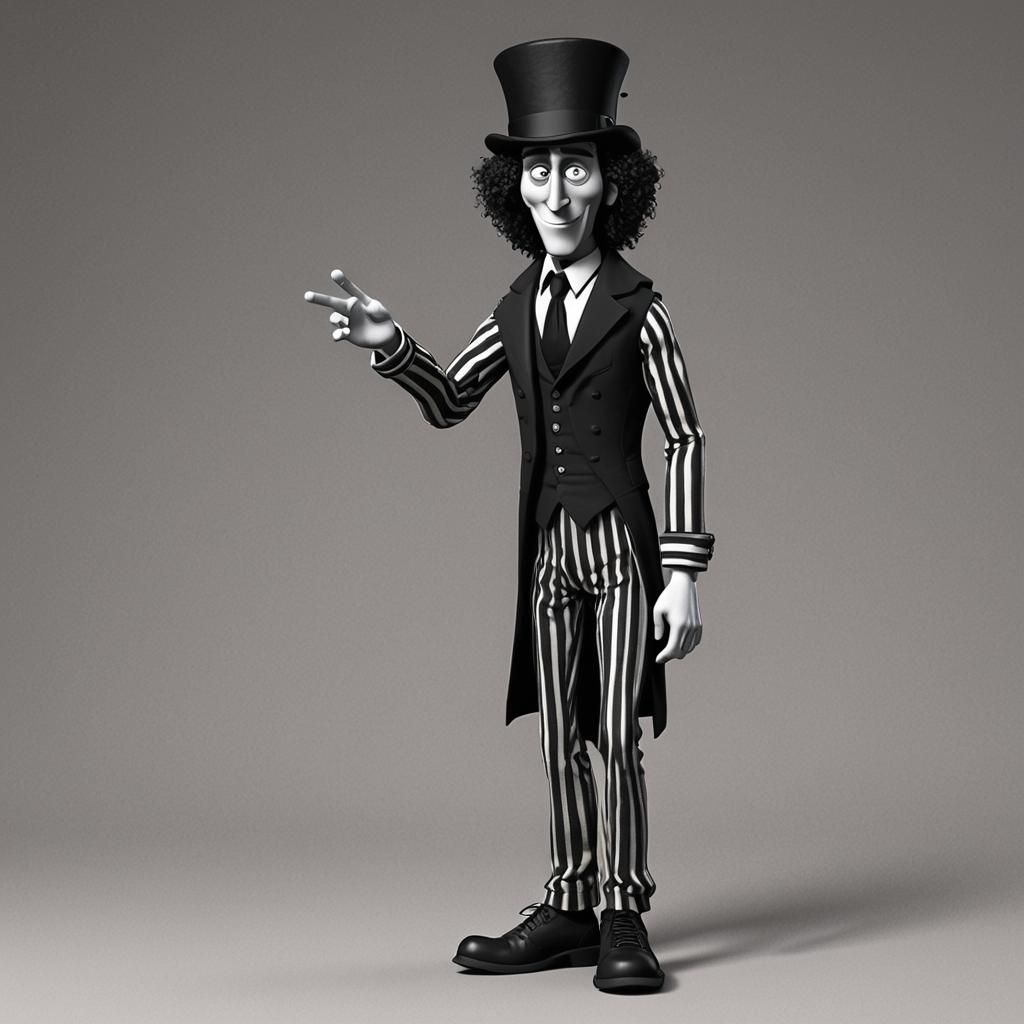 Ebeneezer Goode as Pixar-Style 3D Art