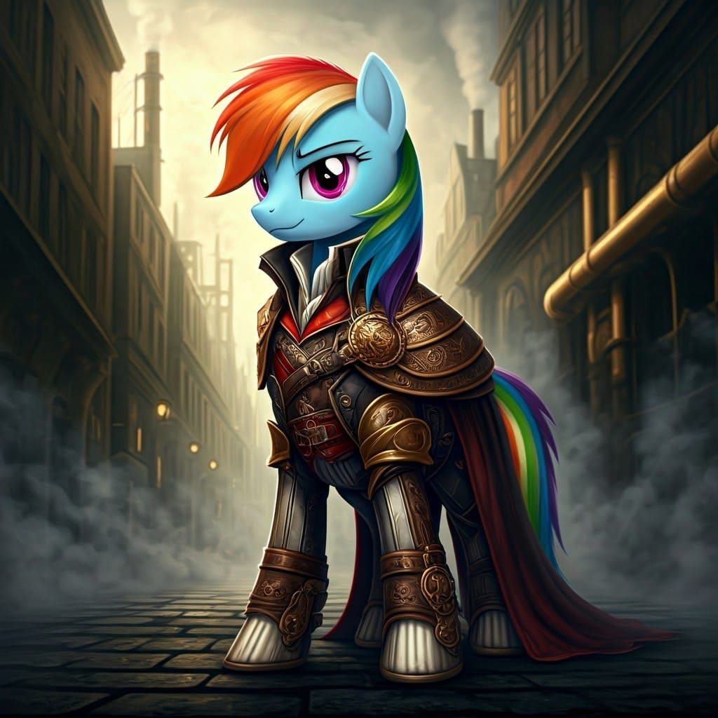 Ezio the Pony, a Steampunk Assassin in Victorian London