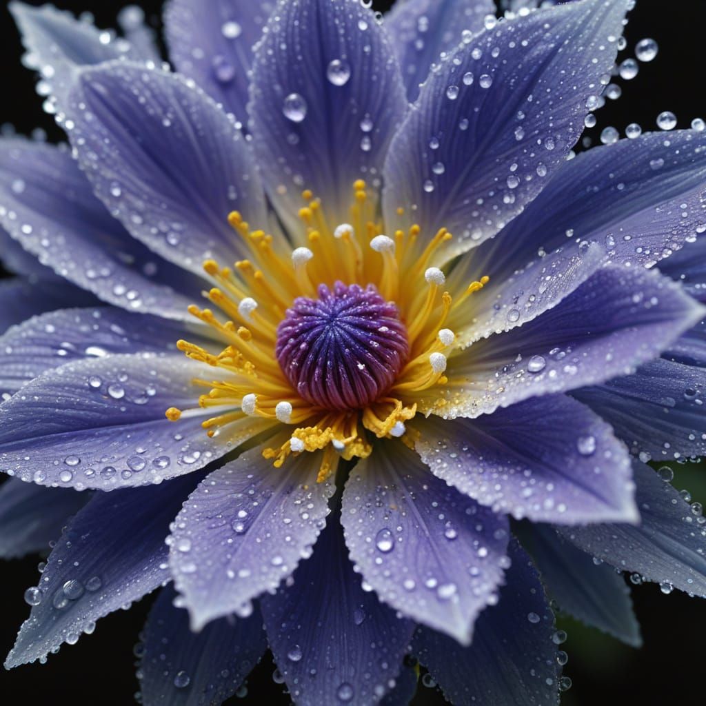 Tiny Petallic Person in Crazed Emulsion Denial