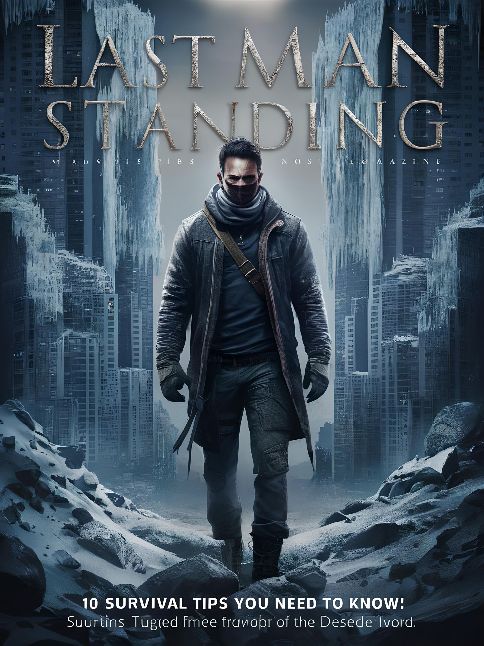 Post-Apocalyptic Magazine Cover: Last Man Standing