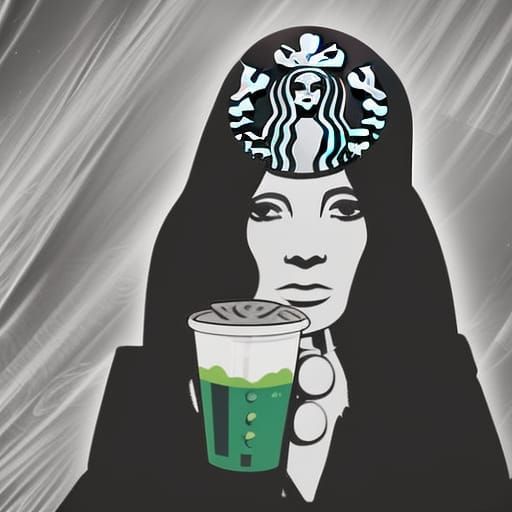 Cyberpunk Cafe in Space: Extraterrestrial Coffee