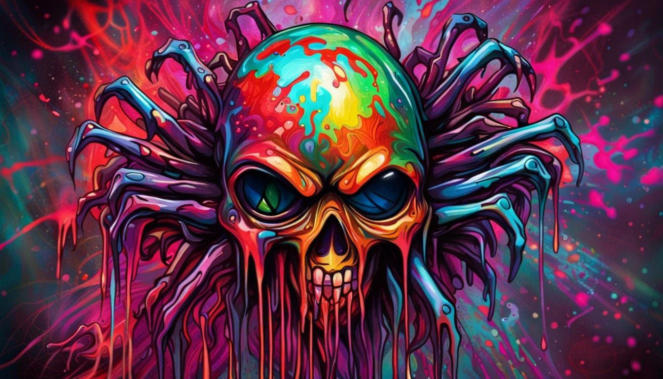 Psychedelic Demon Spider