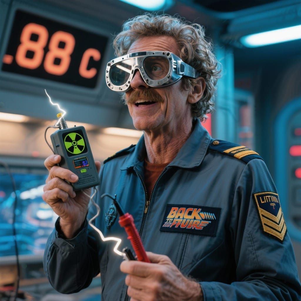 Dr. Emmett Brown as Sci-Fi Officer