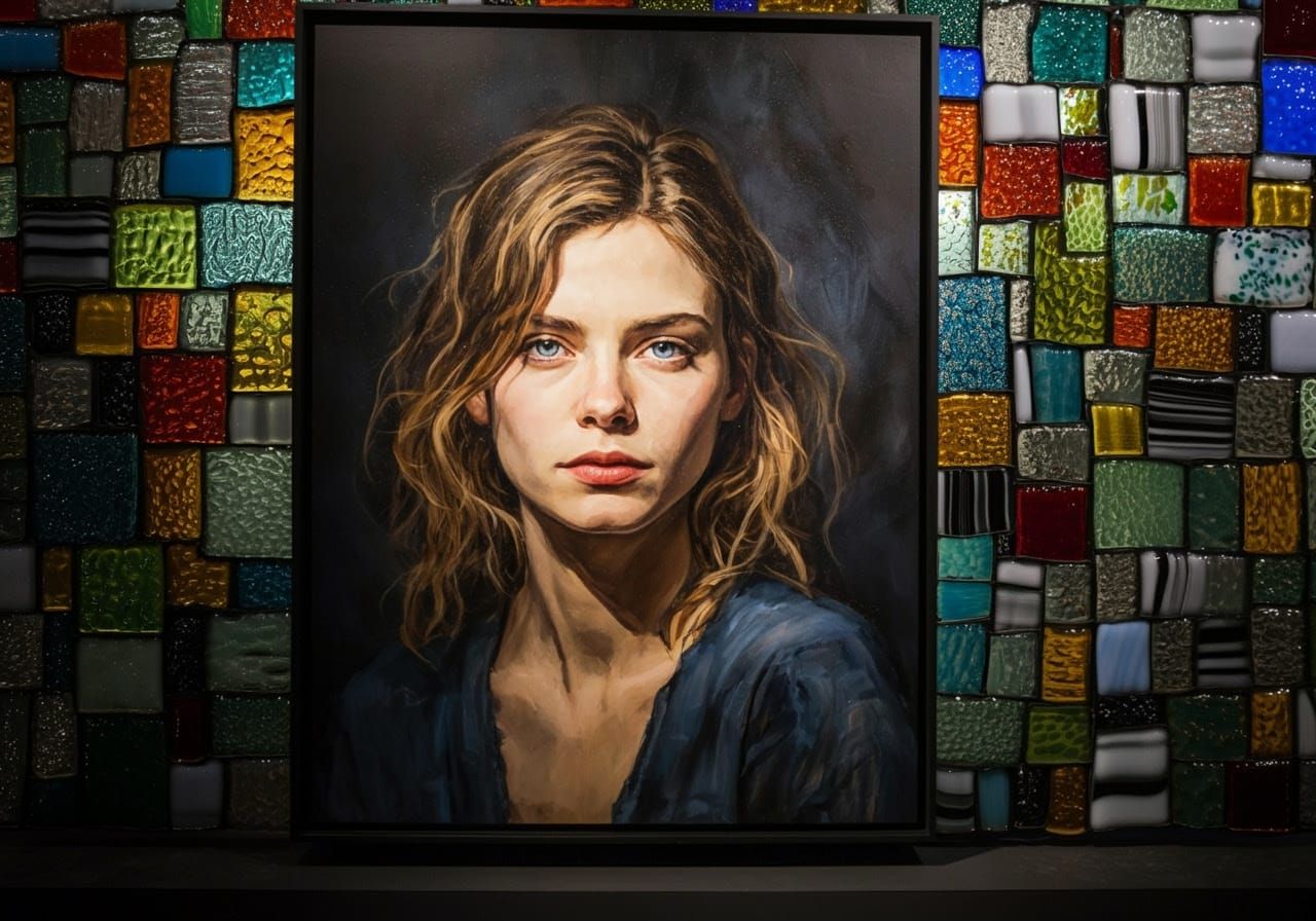 Crazed Glasspatchwork Hanging