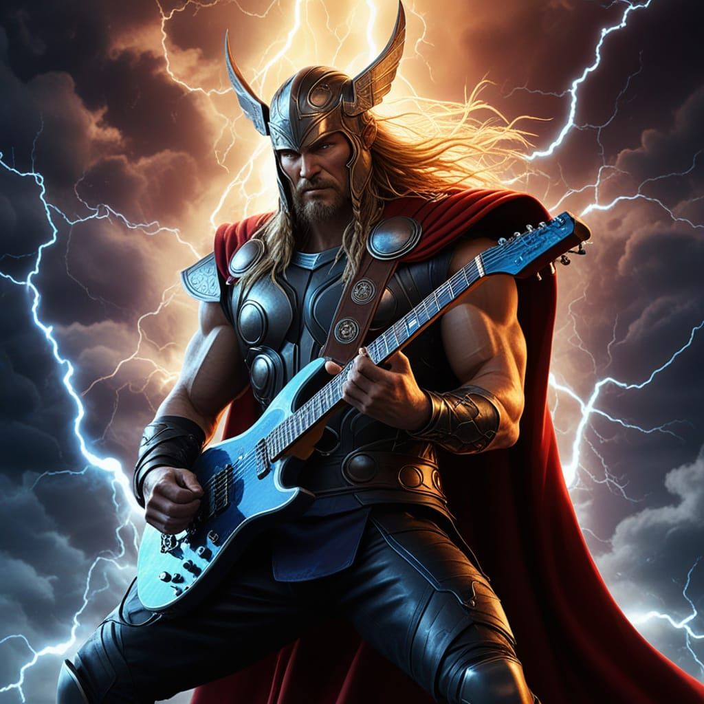 Thor's Electrifying Performance in Norse Mythology
