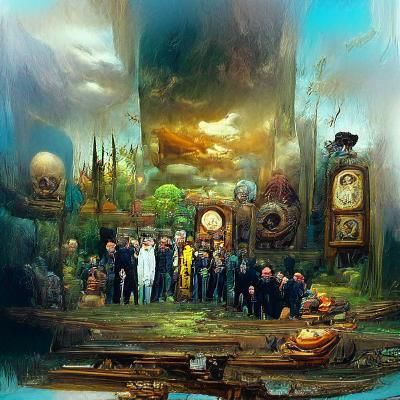 Diverse Artistic Styles in One Image