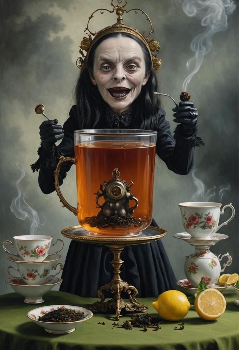 Photorealistic Surrealism: "Would You Like Some Tea?"
