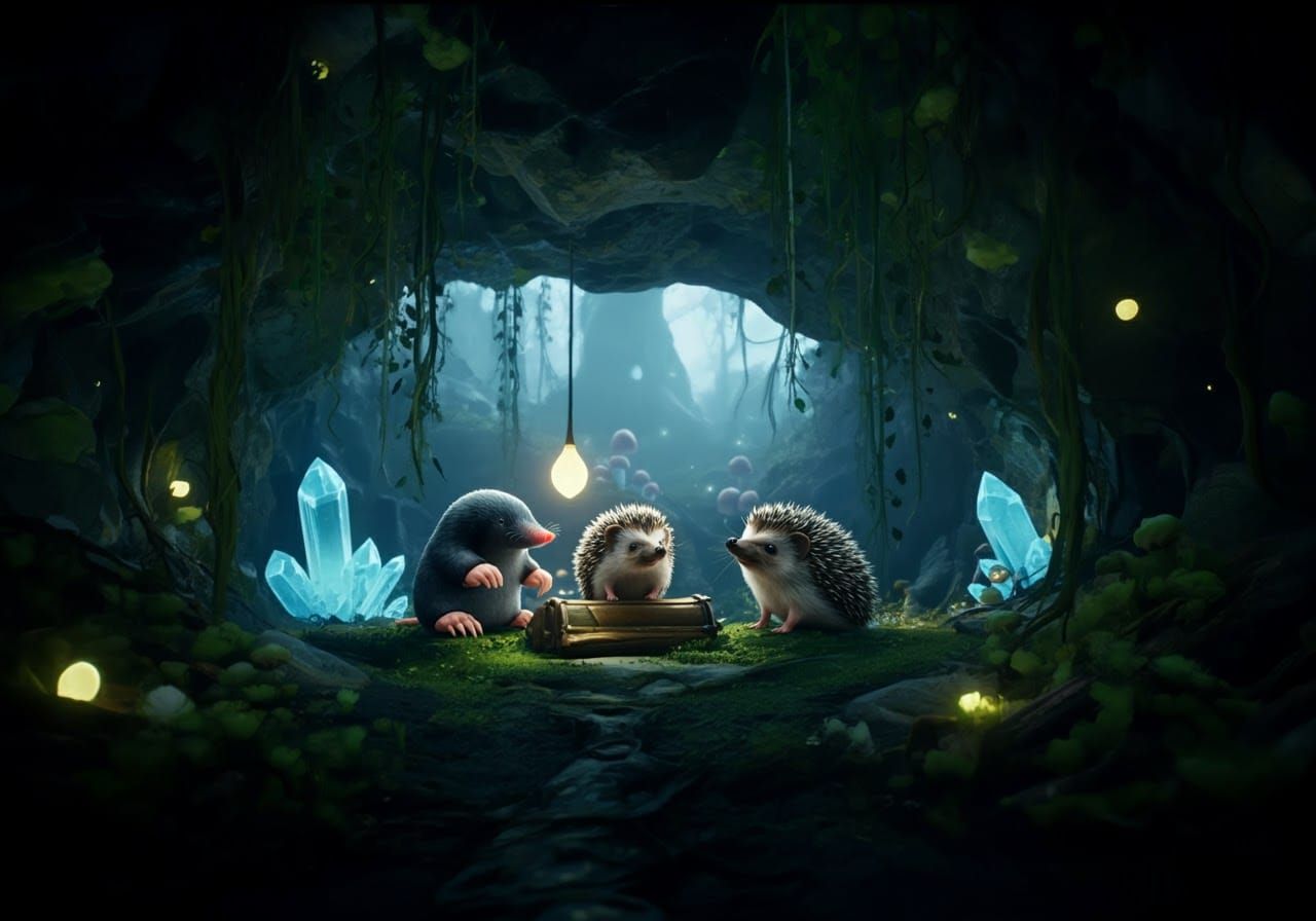 Ecotopia Dreamscape: Moles and Hedgehogs in Fantasy Lair