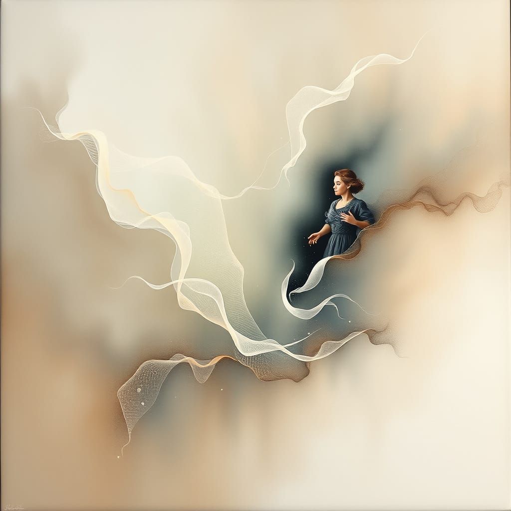 Ethereal Abstractions Evoke Mystical Spirituality