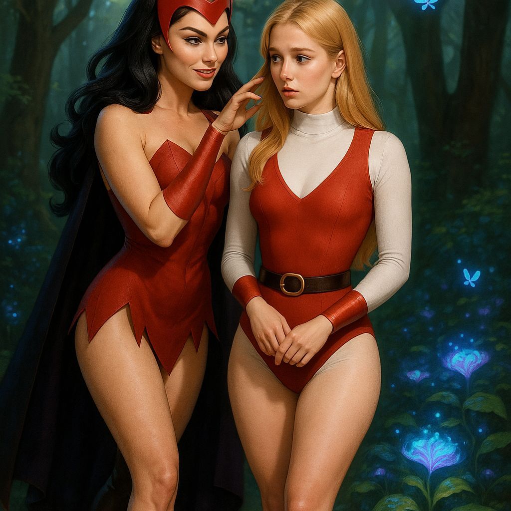 Catra and Adora Flirting in Whispering Woods