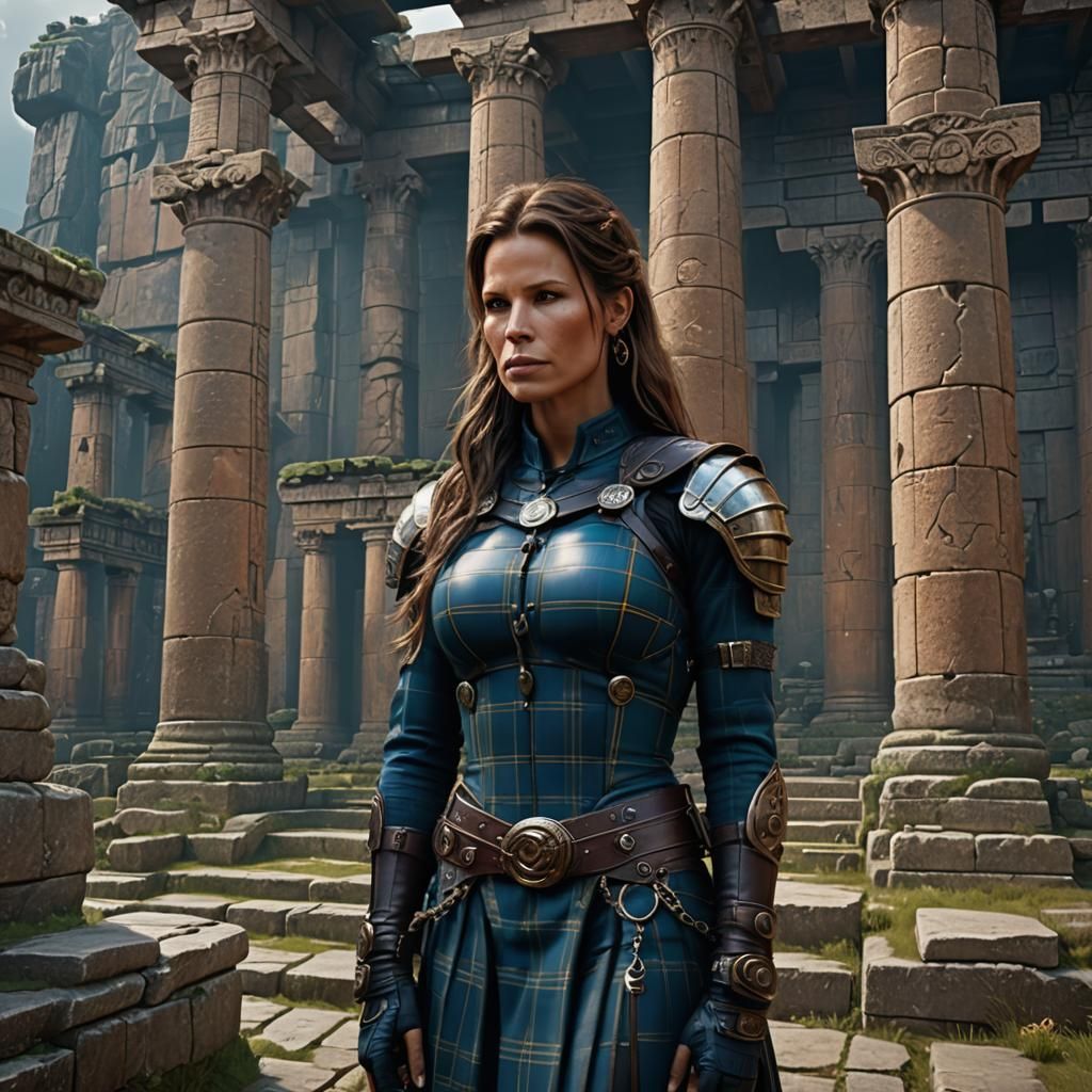 Tartan Latex Figure at the Temple of Astarte