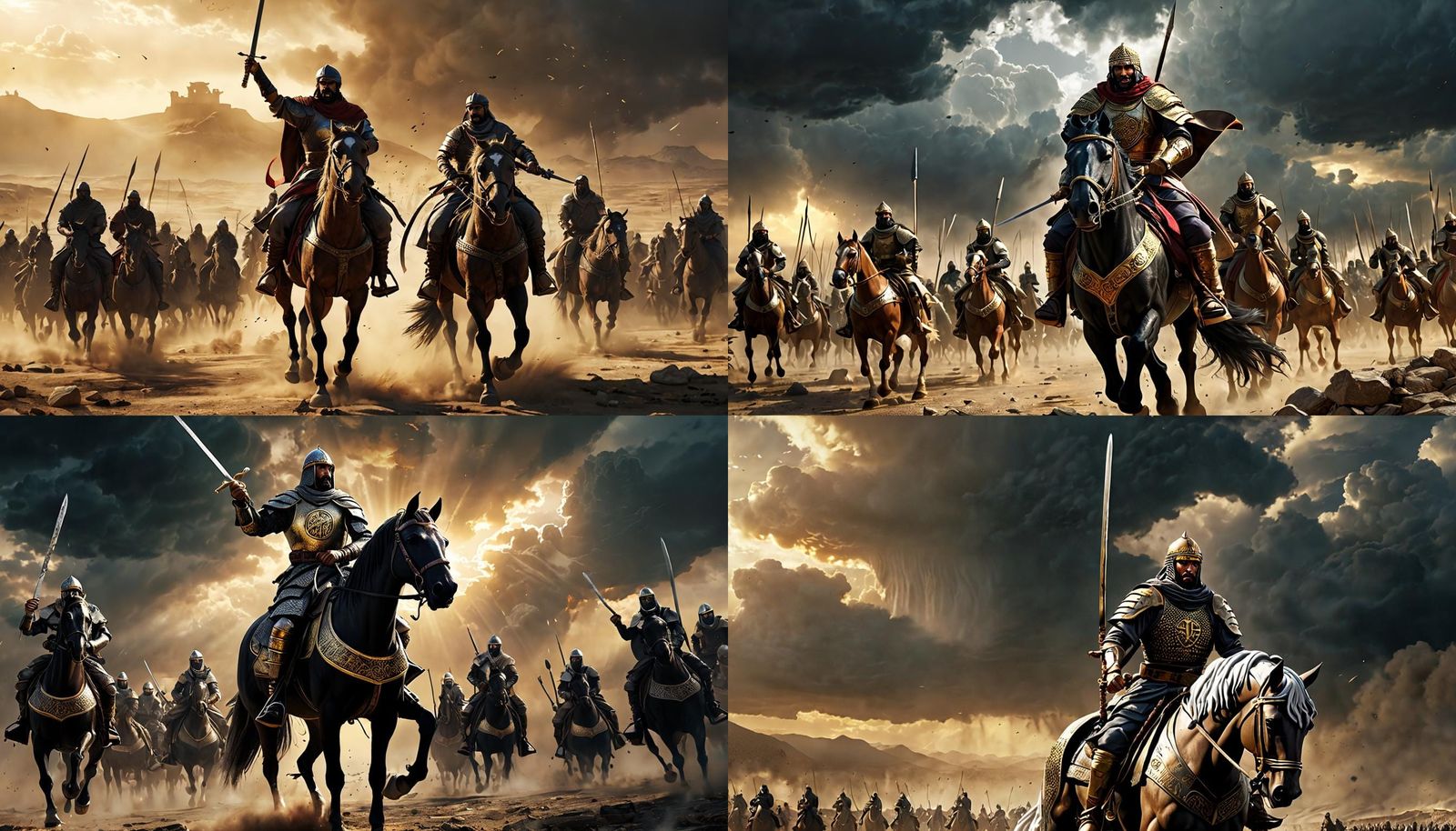 Khalid bin Walid's Victory at Yarmouk: Anime Art