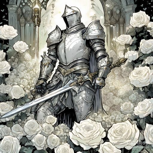 Snow Rose Emblem Design