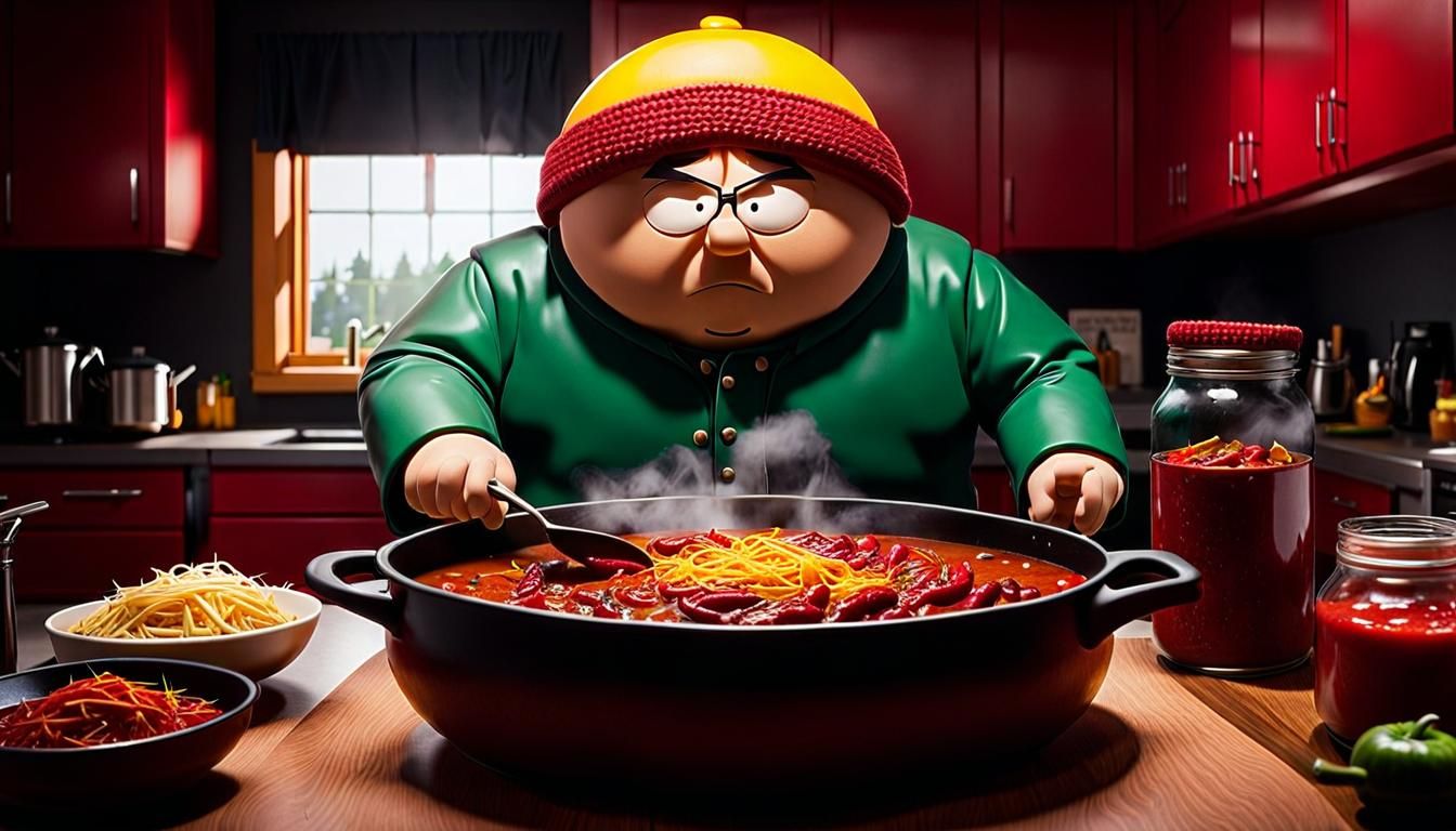 Cartmans world famous tennerman chili