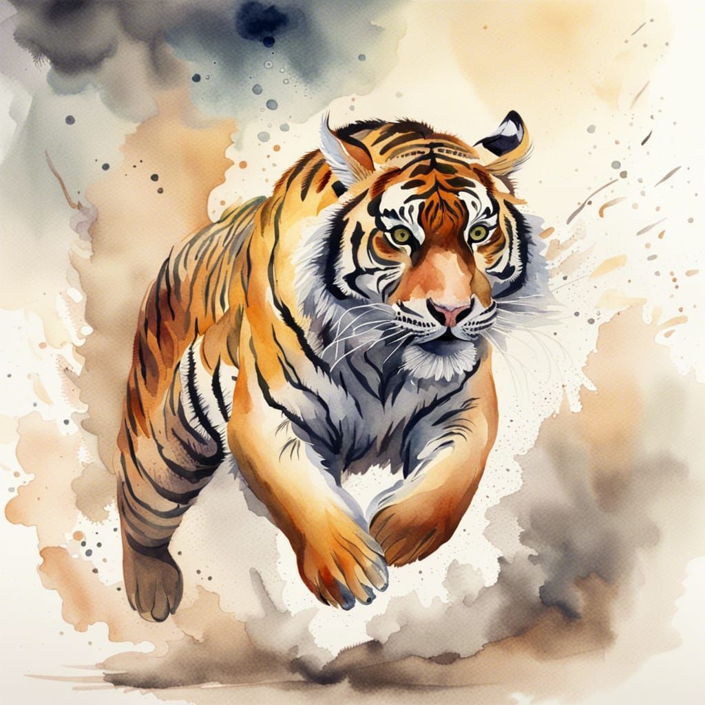 Running Tiger