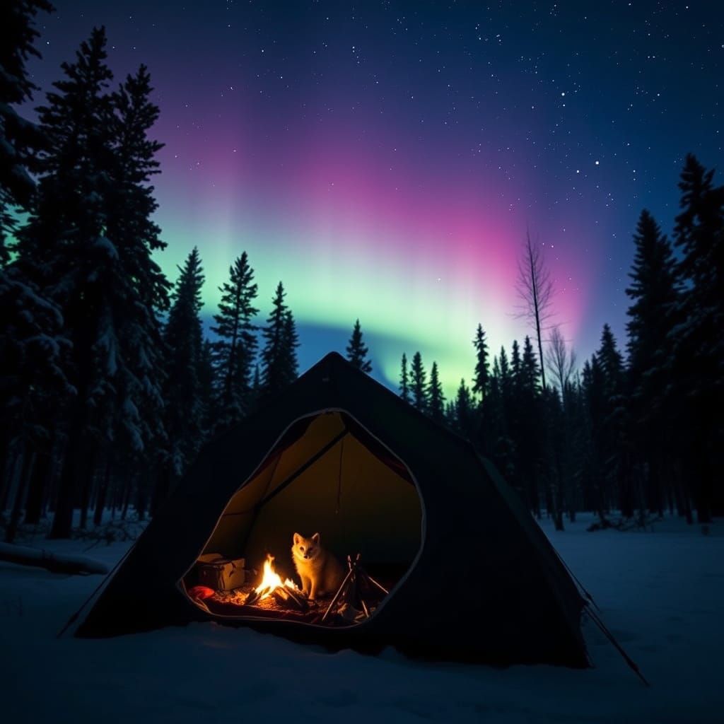 Cosmic Winter Refuge in Forested Solitude