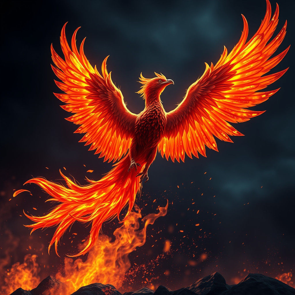 Phoenix Rising: Fantasy Concept Art in 8K