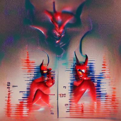 Devil Frequencies: Abstract Visualization of Chaos