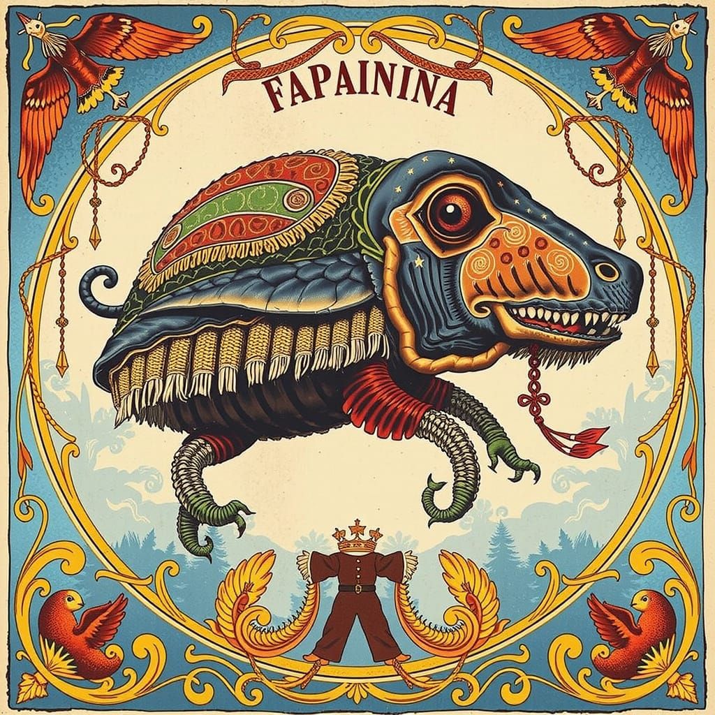 AI Generated Image Inspired by Seraphinianus