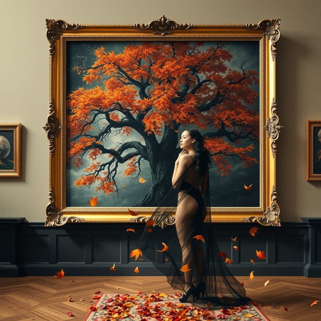 Surreal Storm Unleashed in Museum Gallery