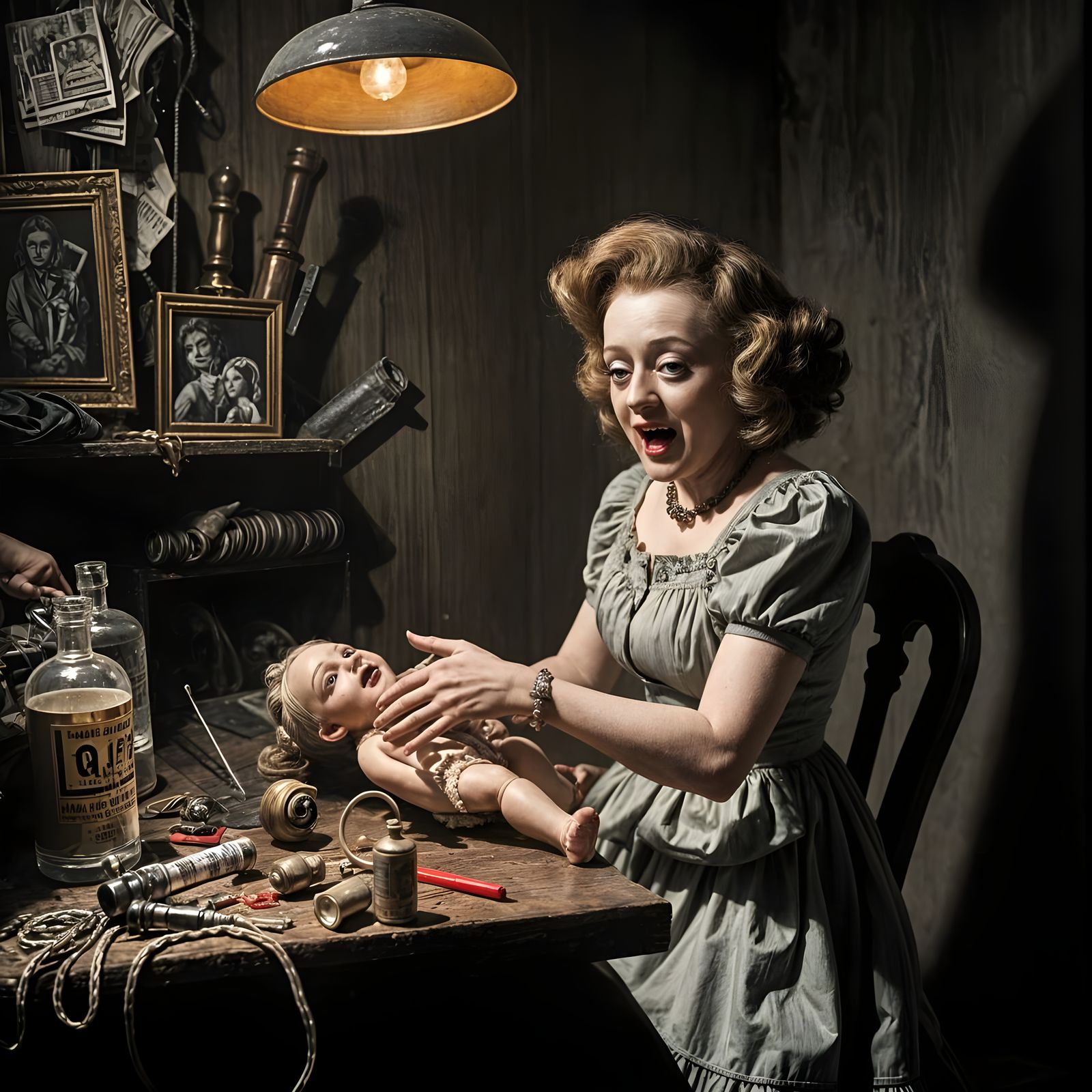 Bette Davis's Macabre Dolls: Handmade Horror in a Cellar