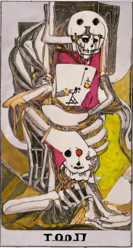 Lobotomy Corp Inspired Death Tarot Card