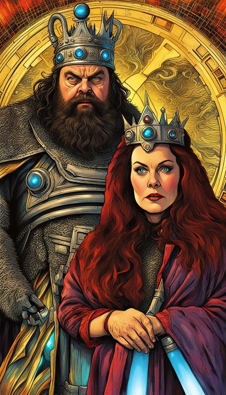 Doctor Who: King Yrcanos And Queen Perpugilliam