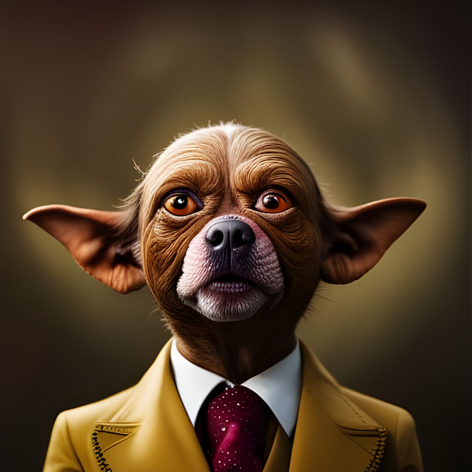 All dressed up in a suit