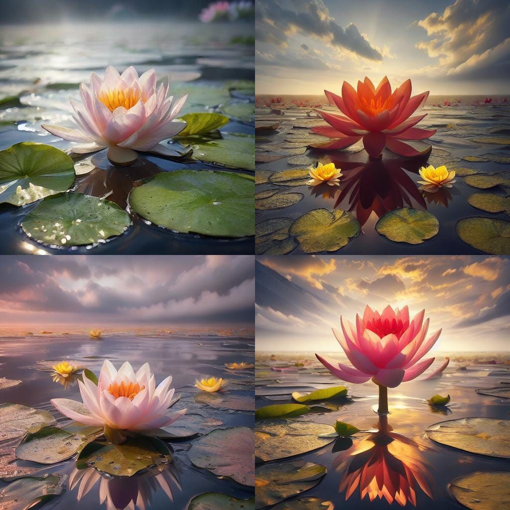 Black Roses with Butterfly: Detailed Matte Painting