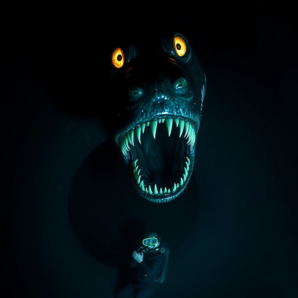 Colossal Moray Eel Ascends from Challenger Deep