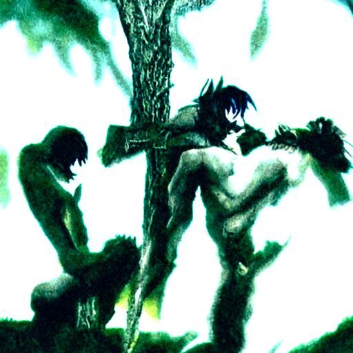 Disturbing Threesome: Cain, Abel, and Emo Man