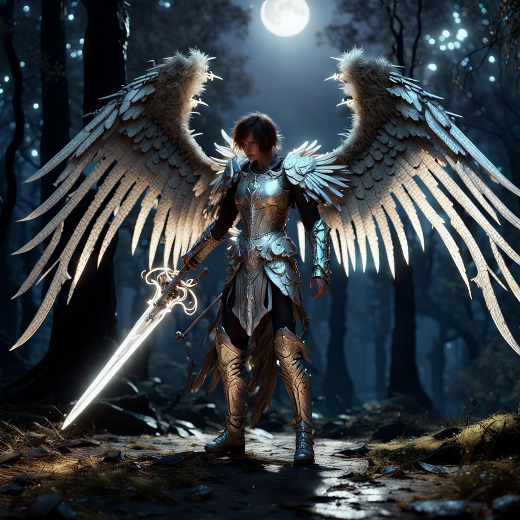 Angelic Warrior Concept Art