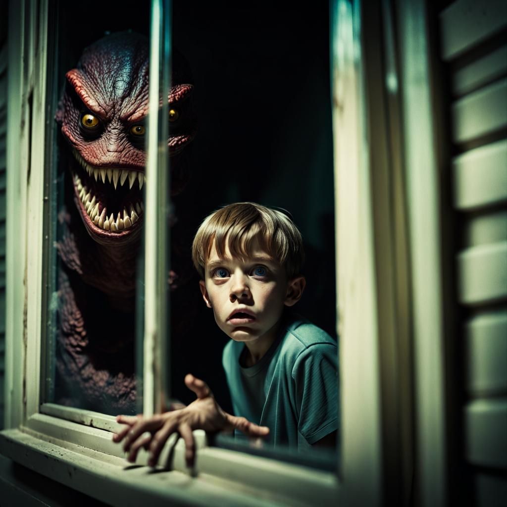 Boy's Nightmare: Cinematic Monster Attack