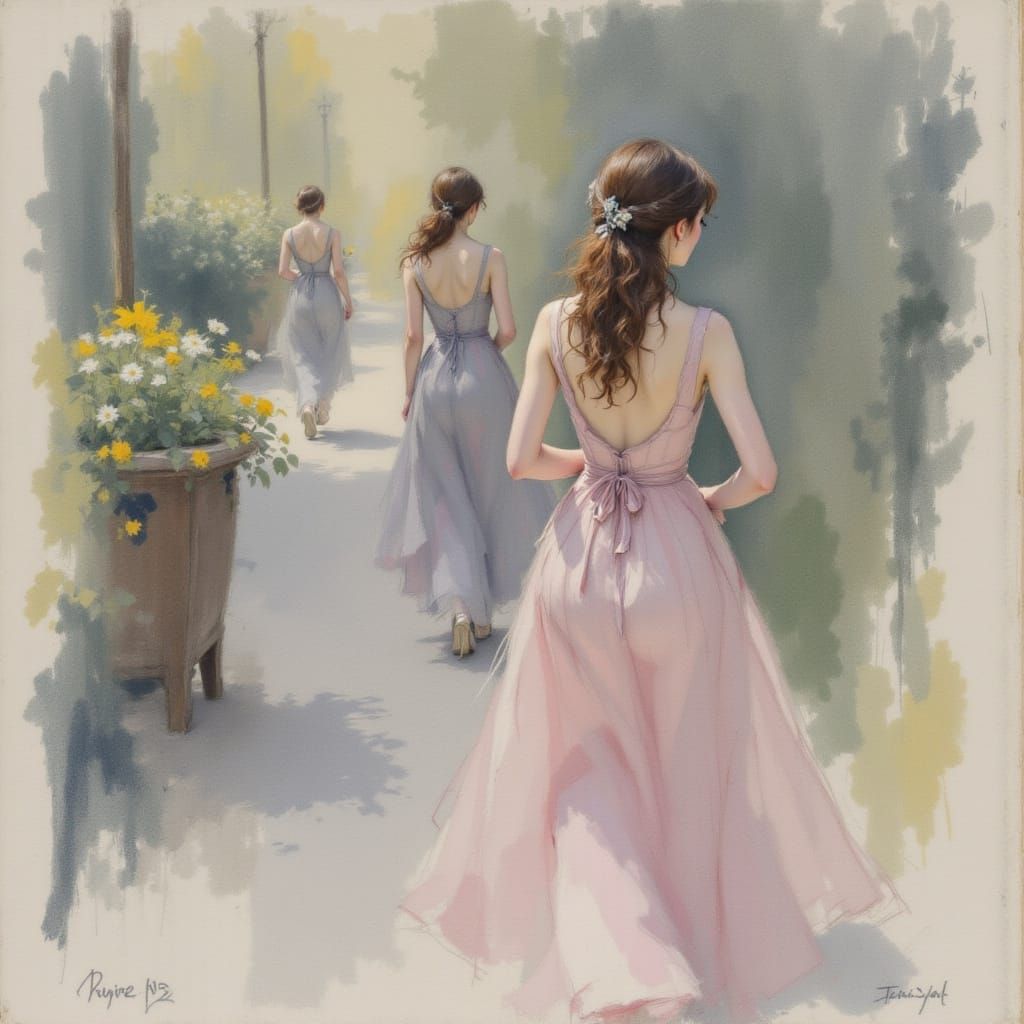 Whispers of Spring in Soft Pastel Hues