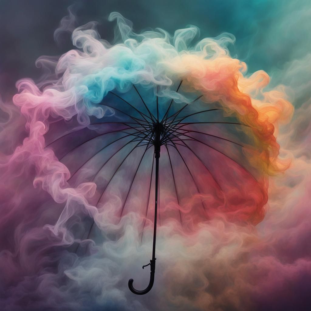 Smoke umbrella