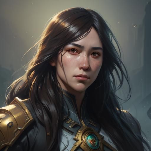 Detailed Portrait with Dynamic Lighting