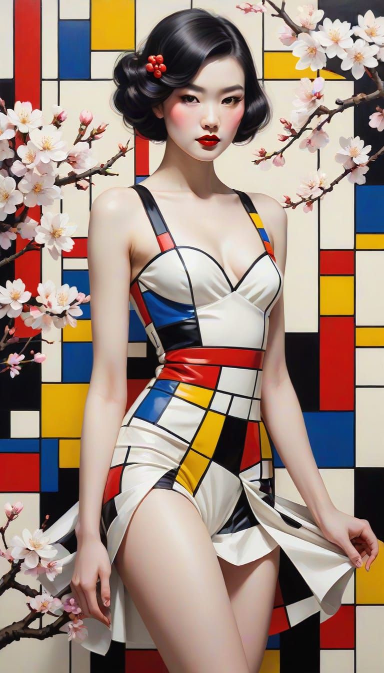 Ethereal Tea Ceremony Fusion: Fantasy Art