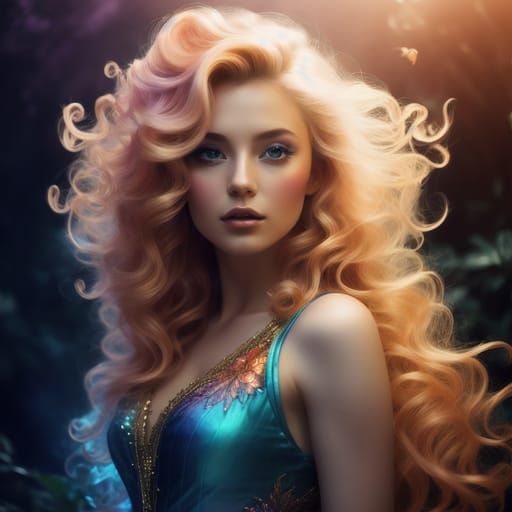 Colorful Genie Portrait